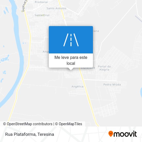 Rua Plataforma mapa