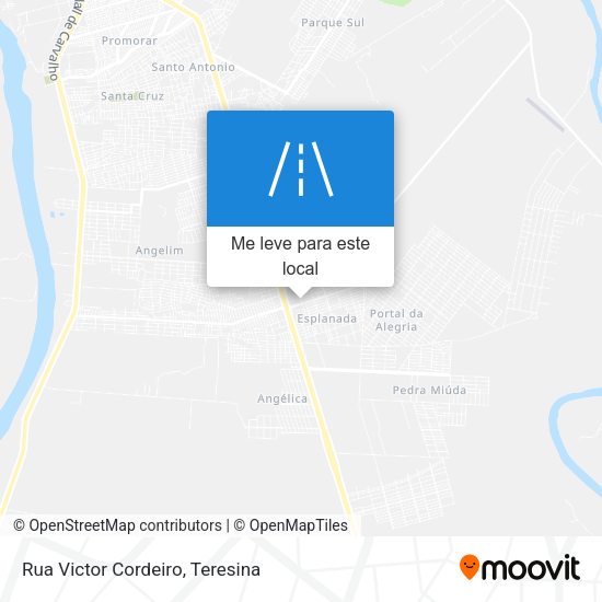 Rua Victor Cordeiro mapa
