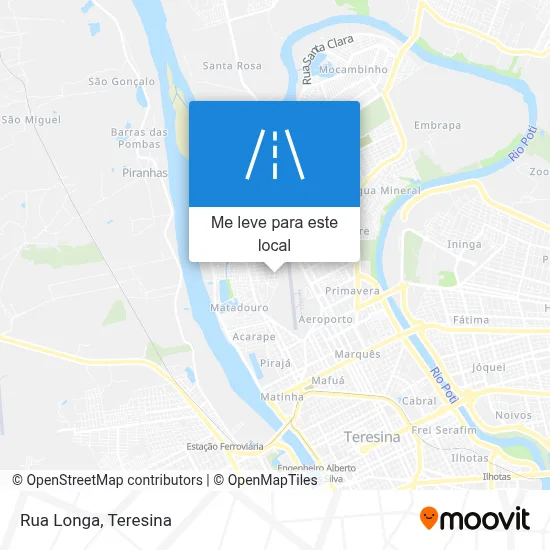 Rua Longa mapa
