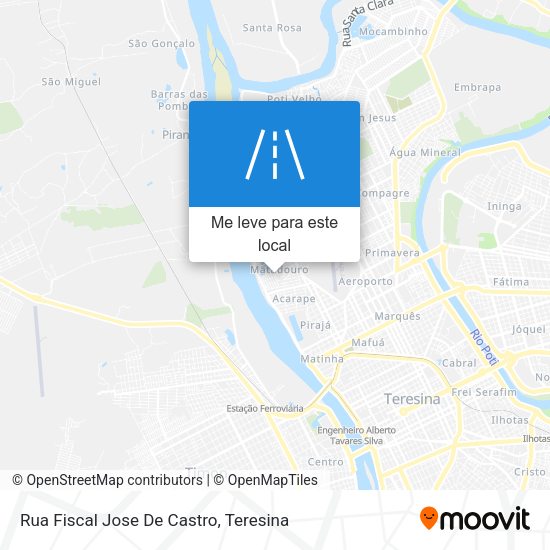 Rua Fiscal Jose De Castro mapa