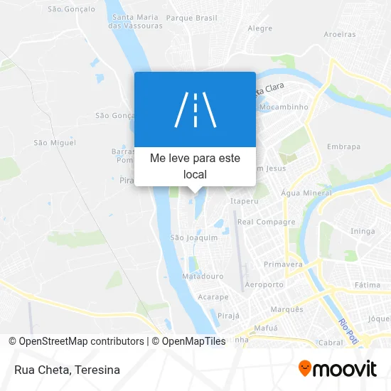 Rua Cheta mapa
