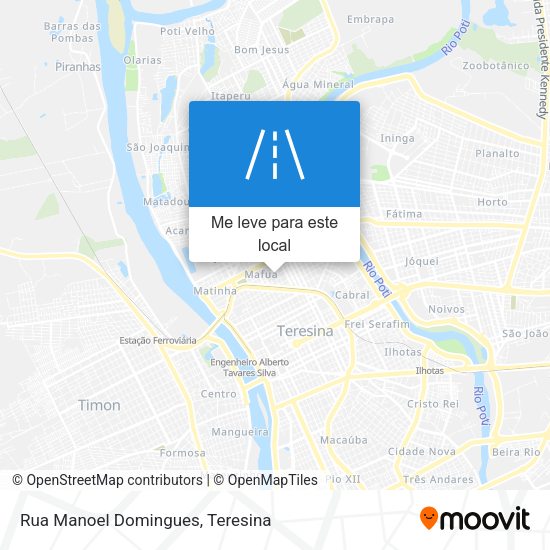 Rua Manoel Domingues mapa