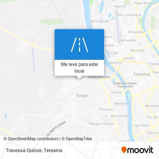 Travessa Quinze mapa