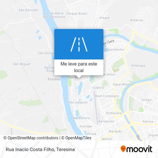 Rua Inacio Costa Filho mapa