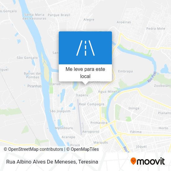 Rua Albino Alves De Meneses mapa