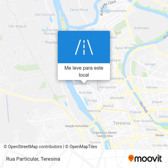 Rua Particular mapa