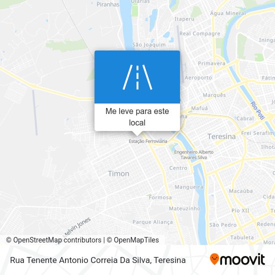 Rua Tenente Antonio Correia Da Silva mapa