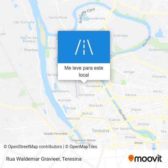 Rua Waldemar Gravieer mapa