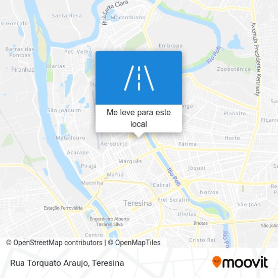 Rua Torquato Araujo mapa