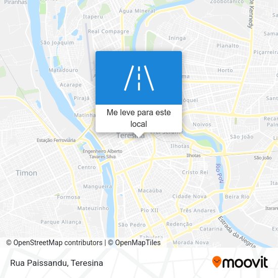 Rua Paissandu mapa