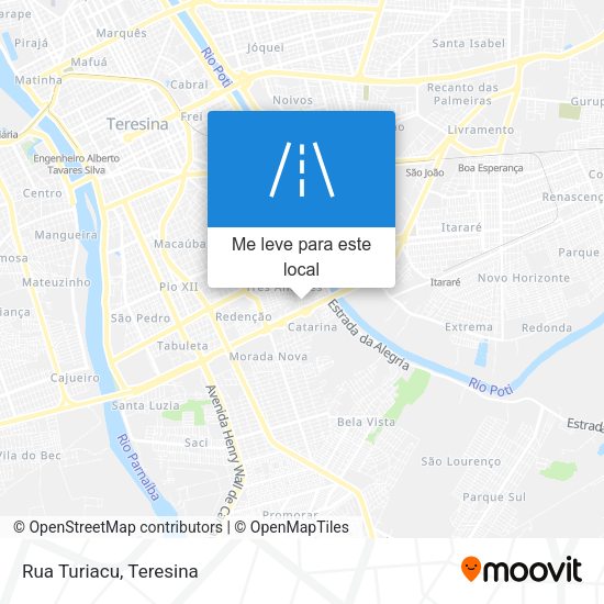 Rua Turiacu mapa