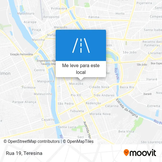 Rua 19 mapa
