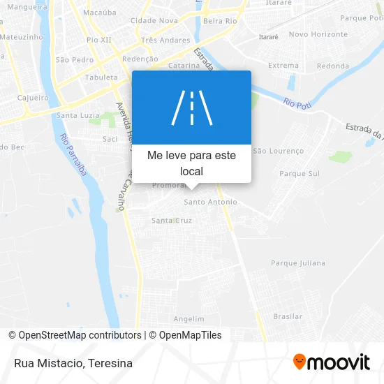 Rua Mistacio mapa
