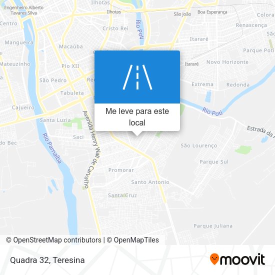 Quadra 32 mapa