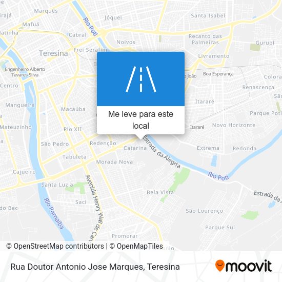 Rua Doutor Antonio Jose Marques mapa