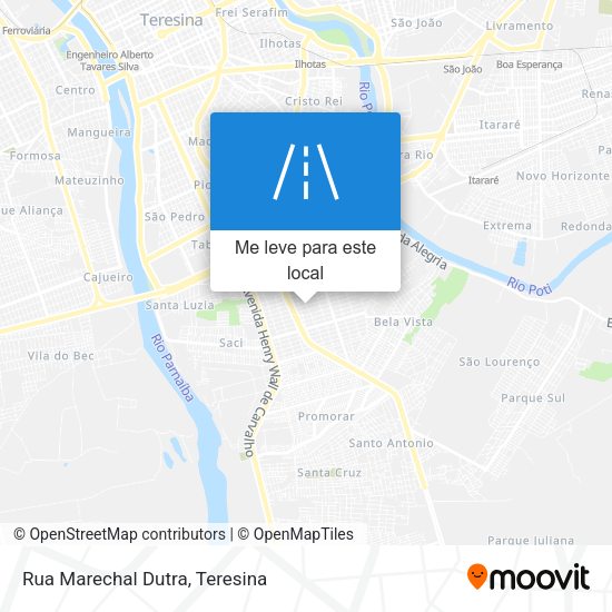 Rua Marechal Dutra mapa