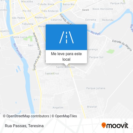 Rua Passas mapa
