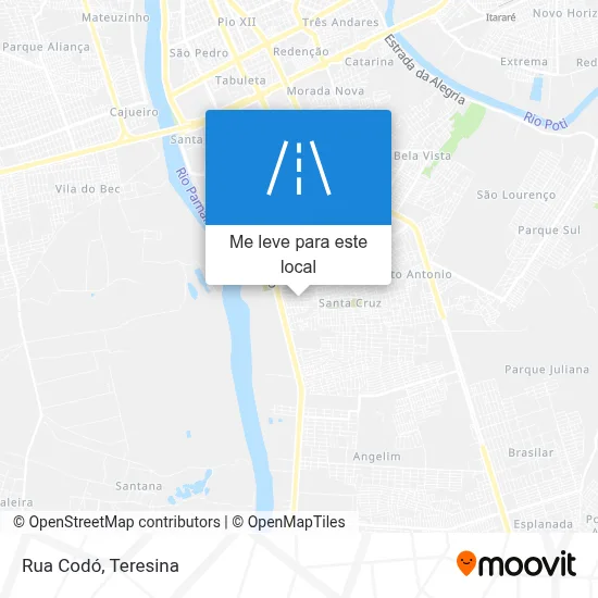 Rua Codó mapa