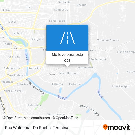 Rua Waldemar Da Rocha mapa