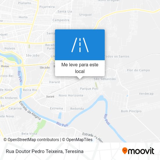 Rua Doutor Pedro Teixeira mapa