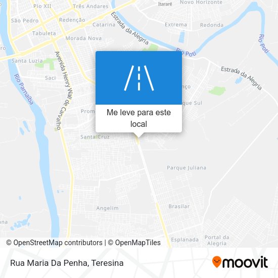 Rua Maria Da Penha mapa