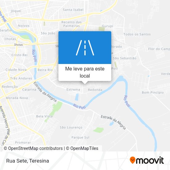 Rua Sete mapa
