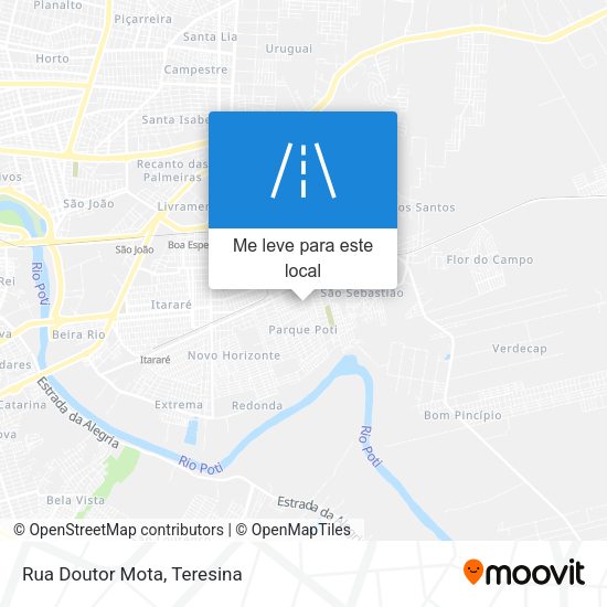 Rua Doutor Mota mapa