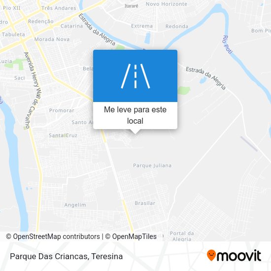 Parque Das Criancas mapa