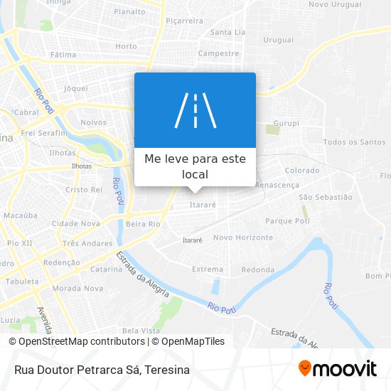 Rua Doutor Petrarca Sá mapa