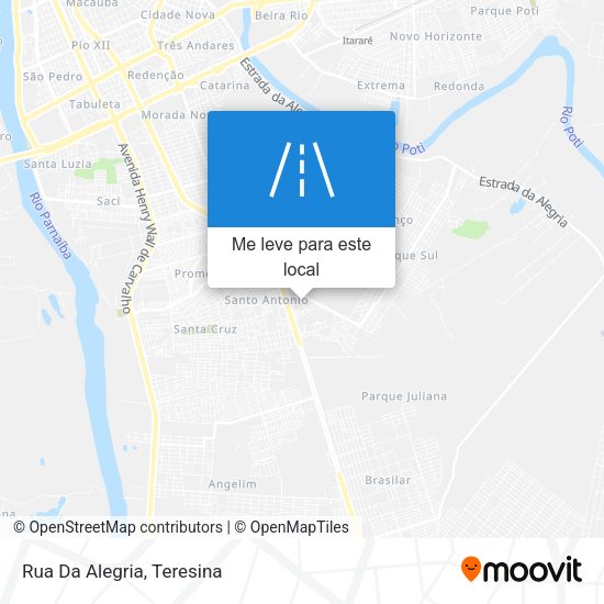Rua Da Alegria mapa