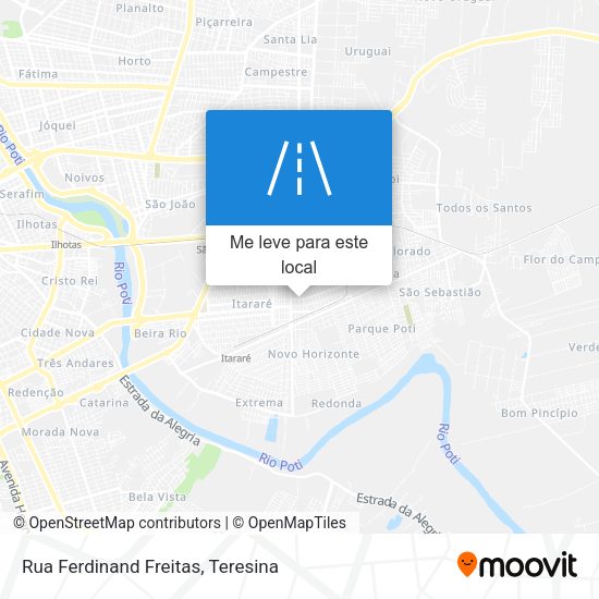 Rua Ferdinand Freitas mapa