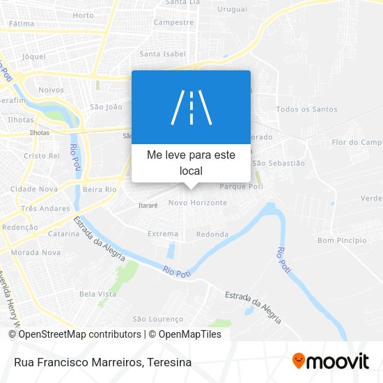 Rua Francisco Marreiros mapa