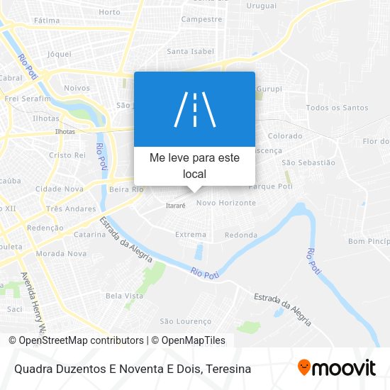 Quadra Duzentos E Noventa E Dois mapa
