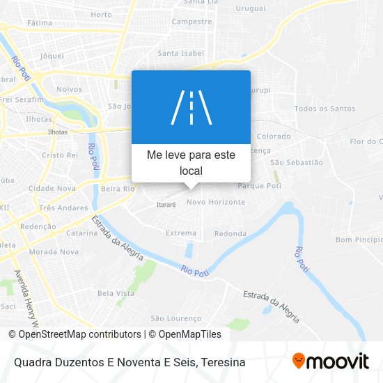 Quadra Duzentos E Noventa E Seis mapa