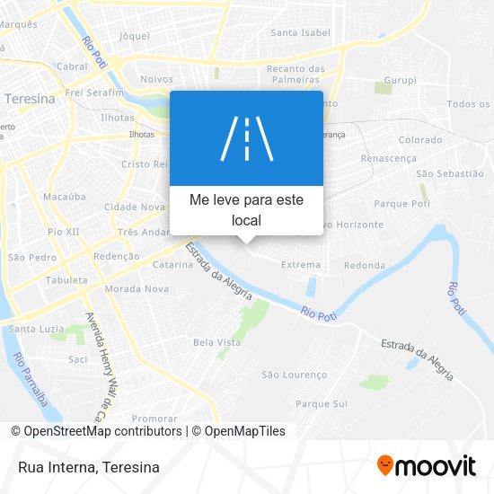 Rua Interna mapa