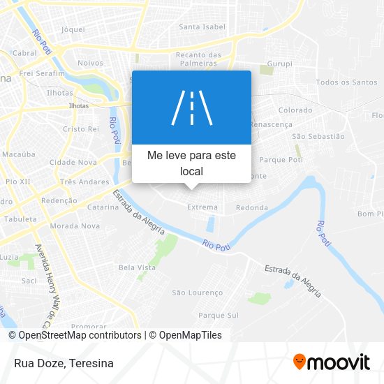 Rua Doze mapa