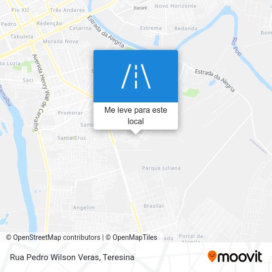 Rua Pedro Wilson Veras mapa