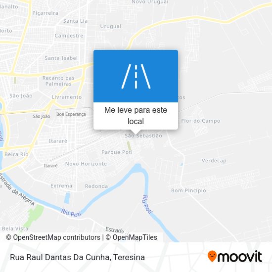 Rua Raul Dantas Da Cunha mapa