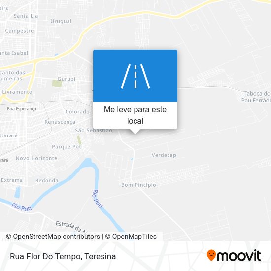 Rua Flor Do Tempo mapa