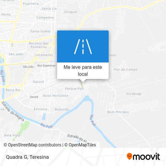 Quadra G mapa