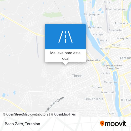 Beco Zero mapa