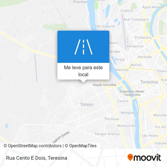 Rua Cento E Dois mapa