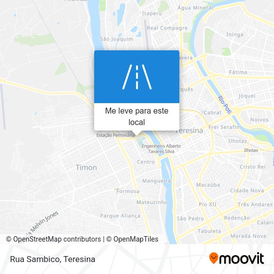 Rua Sambico mapa