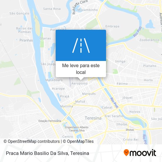 Praca Mario Basilio Da Silva mapa