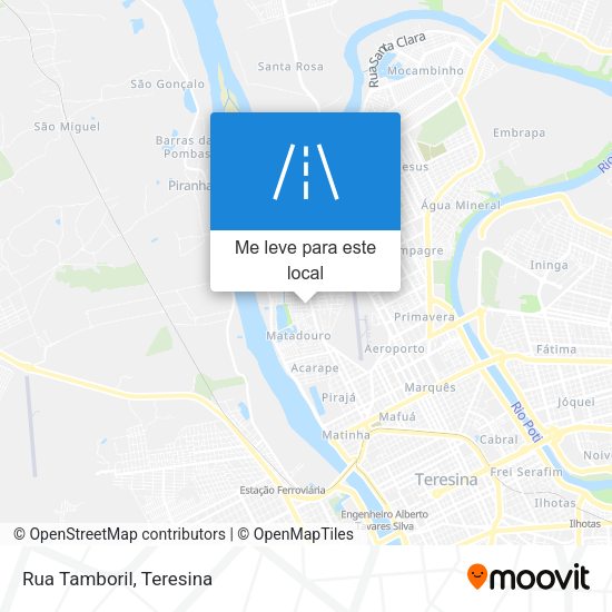 Rua Tamboril mapa