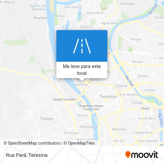 Rua Pará mapa