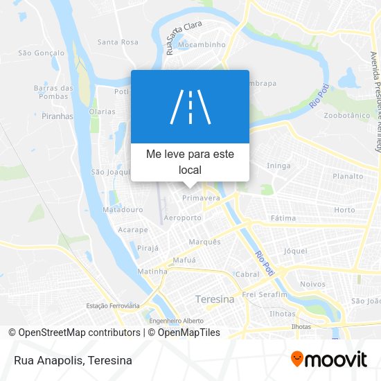 Rua Anapolis mapa