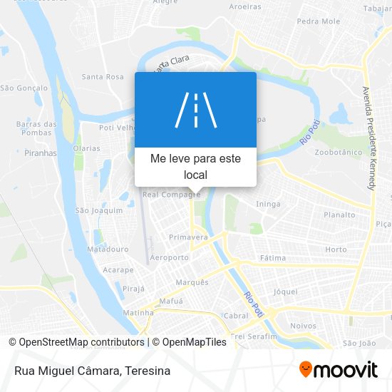 Rua Miguel Câmara mapa