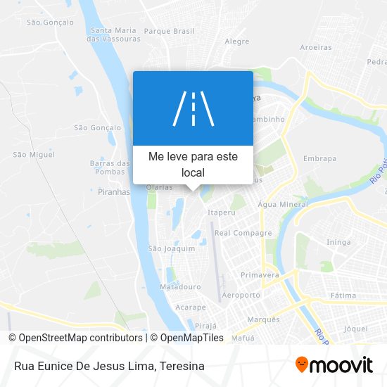 Rua Eunice De Jesus Lima mapa