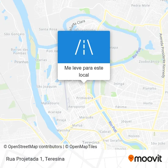 Rua Projetada 1 mapa